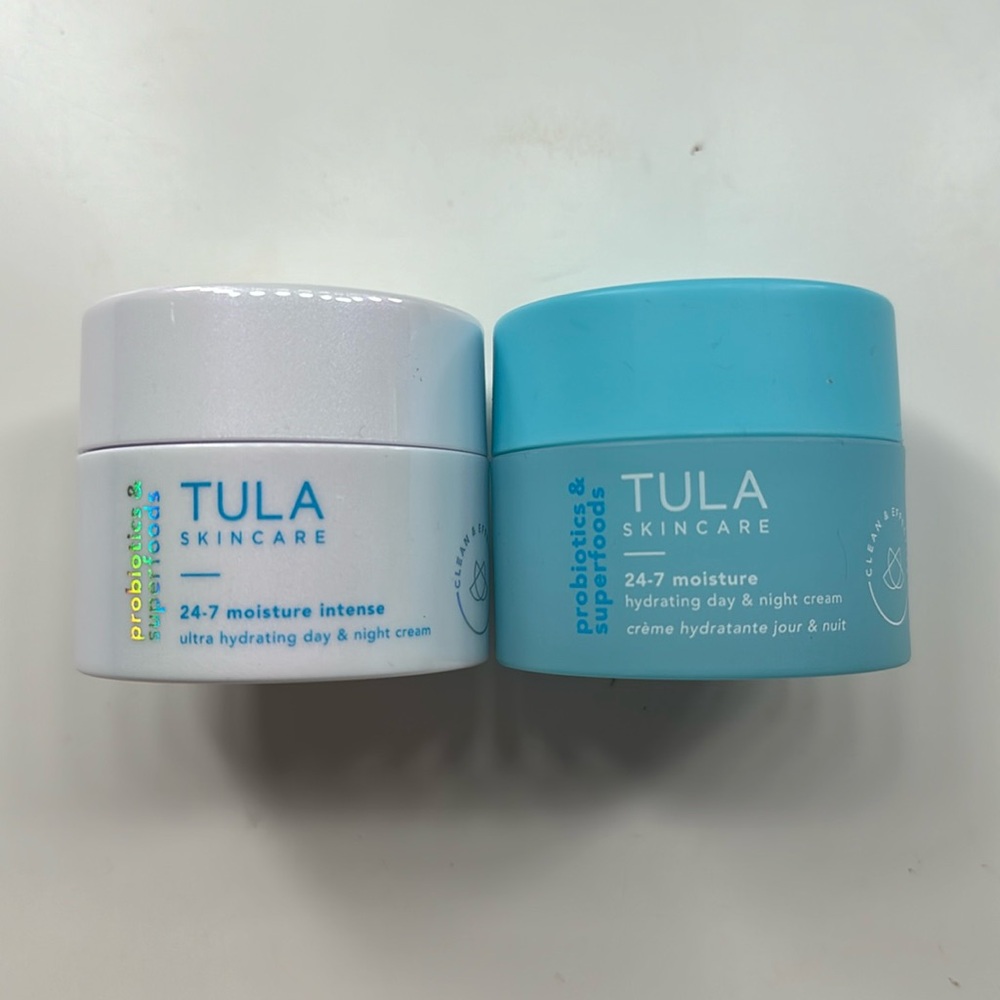 TULA Skincare 24-7 Moisture Hydrating Day & Night Cream Duo NEW